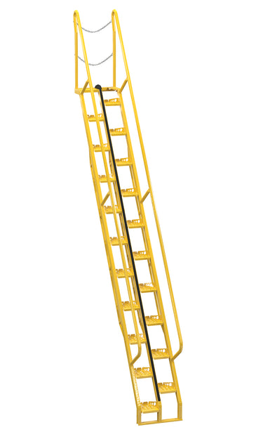 56 Degree Alternating Tread Stair w/ 21 Steps